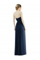 Low Back Draped Strapless Chiffon Formal Dress  UK