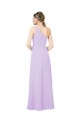 Grecian Inspired Simple One Shoulder Chiffon Formal Dress with Ruching UK