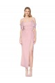 Mermaid Cold Shoulder Short Knee Length Chiffon Formal Dress UK