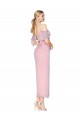 Mermaid Cold Shoulder Short Knee Length Chiffon Formal Dress UK