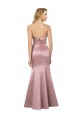 Old Hollywood-Inspired Strapless Satin Formal Dress UK