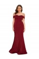 Off Shoulder Sleeves Sweetheart Neckline Long Spandex Formal Dress UK