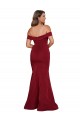 Off Shoulder Sleeves Sweetheart Neckline Long Spandex Formal Dress UK