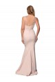 Full Length Sweetheart Crepe Formal Dress with Tulle Overlay UK
